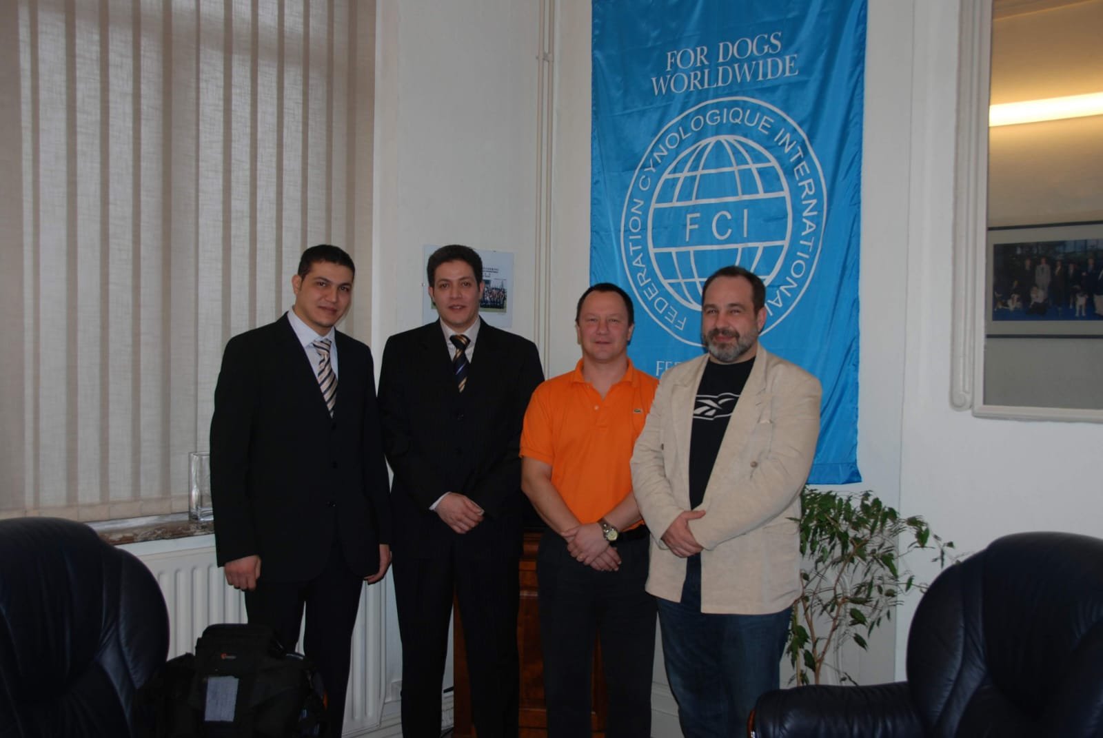 Arabian Kennels Club delegation with international FCI canine federation